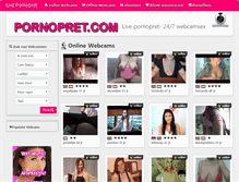 Tablet Screenshot of pornopret.com